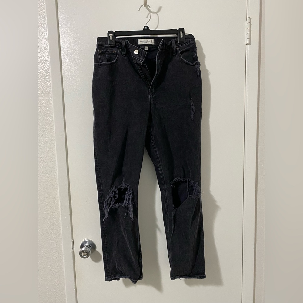 black abercrombie and fitch jeans